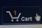 Hand mouse cursor on Cart Button