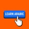 Hand Mouse Cursor Clicks the Learn Arabic Button.