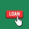 Hand Mouse Cursor Clicks the Loan Button.