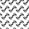 Hand newspaper pattern seamless vector