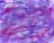 Hand painted dry brush acrylic gouache watercolor abstract background. Blue, pink, purple, violet