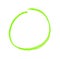 Hand painted green circle