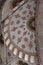 Hand-painted islamic tiles adorn the mosqueâ€™s interior. Blue mosque image.