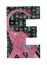 Hand Painted Letter E With Elephant