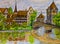 Hand painted picture, Nuremberg