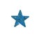 Hand painted star shaped acrylic background. Pastel color summer blue water or sky.