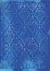 Hand-painted watercolour Abstract Paint Splashes in Blue on Embossed Paper with a Damask Pattern