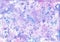 Hand-painted watercolour Abstract Paint Splashes in Purple and Blue on Embossed Paper