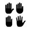 Hand palm icon