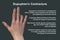 Hand of a patient with Dupuytren's contracture, photorealistic 3D illustration