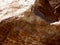 Hand pictographs on desert rock, Red Rock Canyon National Conservation Area, Nevada, USA.