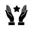 Hand raiz pray Isolated Vector icon which can easily modify or edit