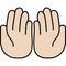 Hand Raiz Pray which can easily edit or modify