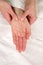 Hand reflex zone massage