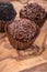 Hand rolled chocolate truffels