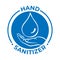 Hand sanitizer - Antiviral antibacterial formula vector icon