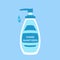 Hand sanitizer bottle vector,for Washing hands,illustration of sanitation