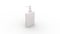 Hand sanitizer in plastic bottle on white background. 3d rendering