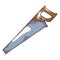 Hand saw tool, professional woodworking carpentry equipment