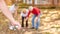 Hand of senior with bocce or boules ball