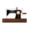 Hand sewing machine. Sewing and equipment single icon in cartoon style vector symbol stock illustration web.