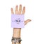 Hand Show Post Note Memo Paper Studio