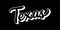 Hand sketched TEXAS text. 3D vintage, retro lettering for poster, sticker, flyer, header, card, clothing, wear