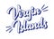 Hand sketched VIRGIN ISLANDS text. 3D vintage, retro lettering for poster, sticker, flyer, header, card, clothing, wear