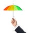 Hand with small umbrella