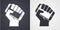 Hand smartphone digital revolution symbol icon