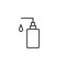 Hand soap outline icon