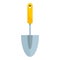 Hand spade icon, flat style