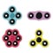 Hand spinner. Set of vector spinner fidget toy icons. Different colors.
