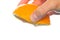 Hand Squeeze Orange Slice
