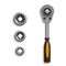 Hand tools for repair and construction. Realistic ratchet wrench on white background.