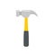 Hand tools vector. Hammer made of hardened steel for hammering nails
