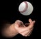 Hand Tossing Baseball