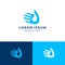 hand water drop logo