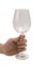 Hand and Wine Glass
