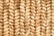 Hand Woven Sisal Rug Detail.