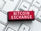 Hand writing sign Bitcoin Exchange. Conceptual photo combines traditional classroom lessons with online teaching Typing