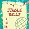 Hand writing sign Jingle Bells. Business overview Most famous traditional Christmas song all over the world Plain