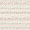 Hand written letter - seamless text Lorem ipsum. Repeating pattern