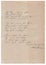 Hand-written poem on old paper background