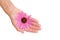 Hand of young woman holding Echinacea flower