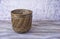 Handamade wood plant basket for flowers at home