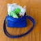 handbag with items to care for the child