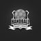 Handball logo template design