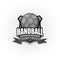 Handball logo template design