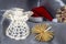 Handcrafted crocheted Christmas angel decoration